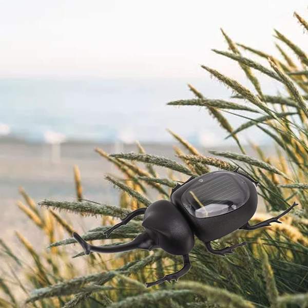 Solcelled Insekt Leke, Livaktig Energibesparende Simulert Utdannings Dung Beetle Insektmodell for Voksenfest