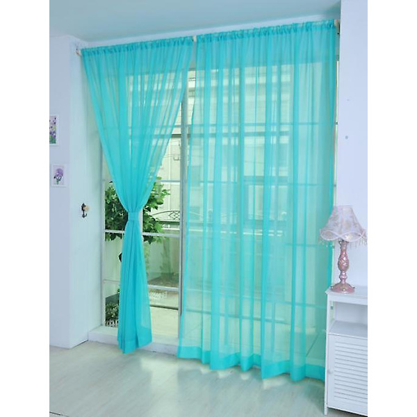 Ren Farget Glassgarn 1 * 2 Meter Høy Stangbehandling (dobbel pakke) hagedekor Første bursdagsgaver Stjerne Disco Te Party BohoA