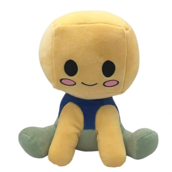 Blox Buddies Plyschdocka Noob Buddy Leksaker för Fans och Vänner Present Gul Docka