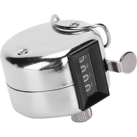 Manual Stainless Steel Counters 0-9999 - 2-pack for Inventory, Durable and Accurate Ergonomic Button - ULISEM
