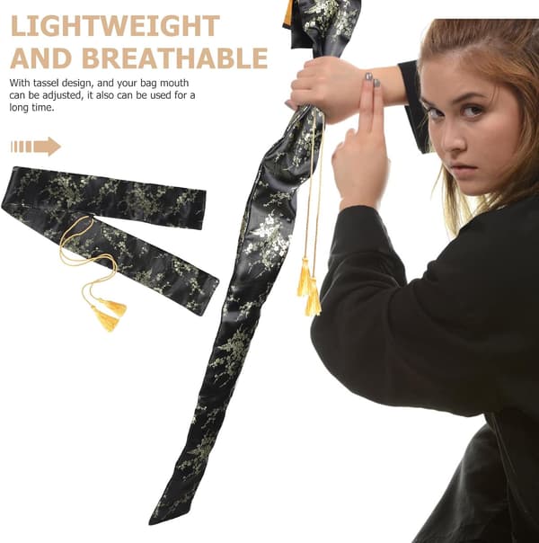 Silk Sword Bag Versatile Tai-chi Sword Pouch Protective Carry Case