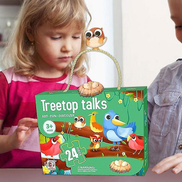 Djurpussel för barn 22 pussel för småbarn Lärande pedagogiska pusselleksaker för pojkar och flickor 3-12 år Barnset