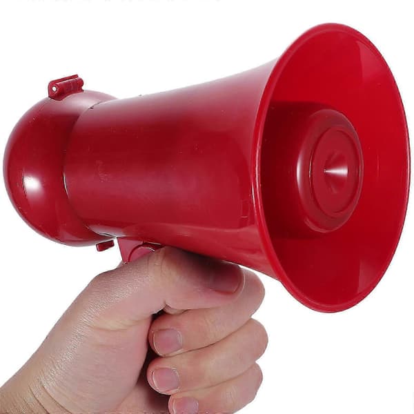 Portable Megaphone Handheld Speaker Battery Operated Megaphone with Hand Strap