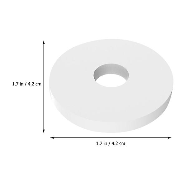 15 st ihåliga runda aromaterapipåfyllnadsdynor Bildiffusorersättningsdynor Vita 4,2x4,2 cm White 4.2x4.2cm