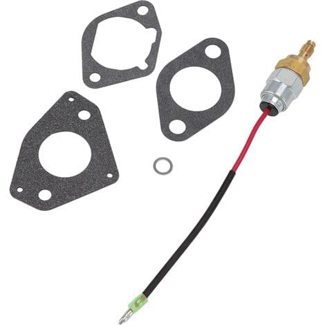 Carburetor Solenoid Replacement Kit 24 757 45 S with Gaskets, Suitable for Kohler Command and Courage Engines