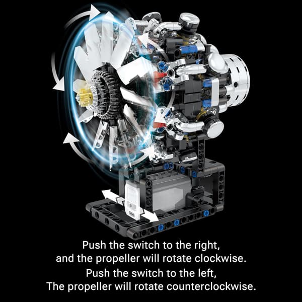 V8 Engine Mechanical Model Building Kit - Educational Assembly Toy V8 engine V8 engine