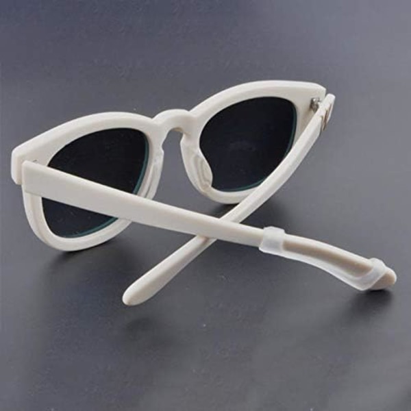 8 par glasögon Ben Antisladd mjuk silikon Glasögon Öronkuddar Tempelspetsar Glasögonkuddar Anti-slip Glasögon Öronkrok Komfort Sport Örongrepp