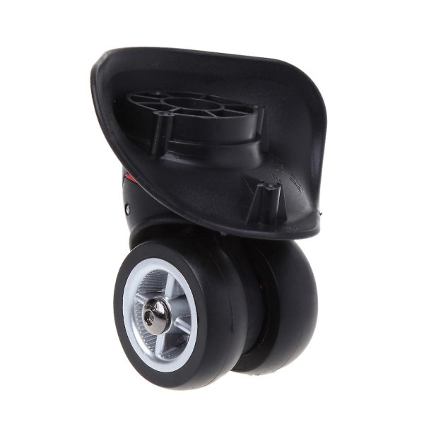 2x Kuffert Bagagetilbehør Universal 360 graders drejelige hjul Trolley Hjul LSort