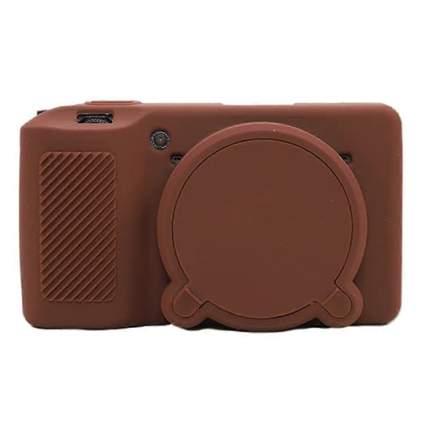 For Ricoh GR IIIx GR III Camera Protection Anti-Scratch Silicone Protective Case - Coffee Multicolor Coffee Multicolor Coffee