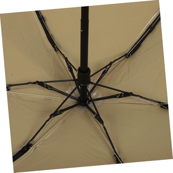 Mini Travel Umbrella with Telescopic Handle Lightweight Compact Five-fold Design