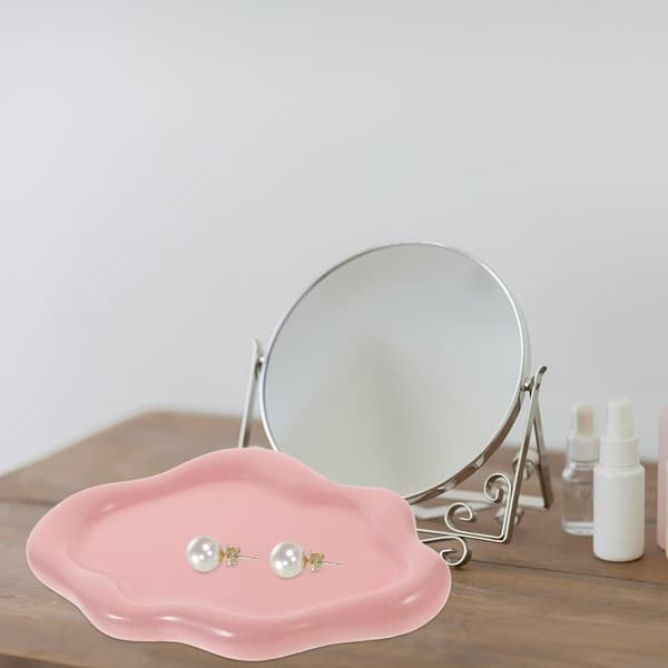 Pink Cloud Keramisk Smykkefad til Ringe og Halskæder