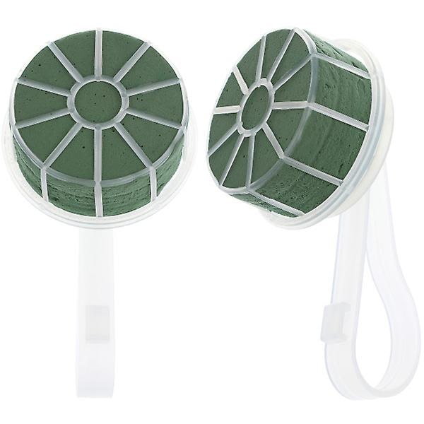 2 stk. Brudebuket Holder Blomsterskum Buket Holder Brudebuket Holder Grøn 18,5X10CM