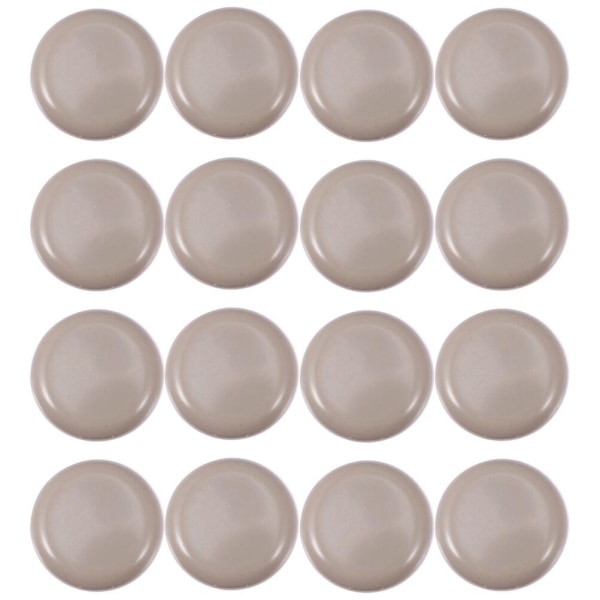 24 st Skrivbordsskydd Möbelglidare Stolsbensskydd Golvskydd Möbler Golvglidare Ljusgrå 3,1X3,1CM