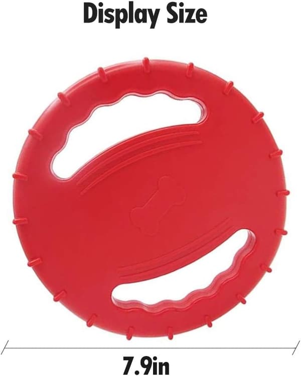 Frisbee och hundleksak, interaktiv medelstor hundleksak - utomhus