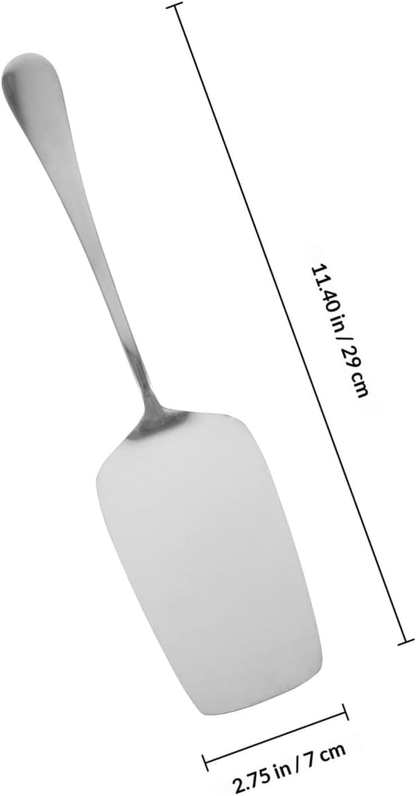 Cake Serving Tool Cake Spatula for Birthdays Stainless Steel High Durability Silver Not Easy to Deform