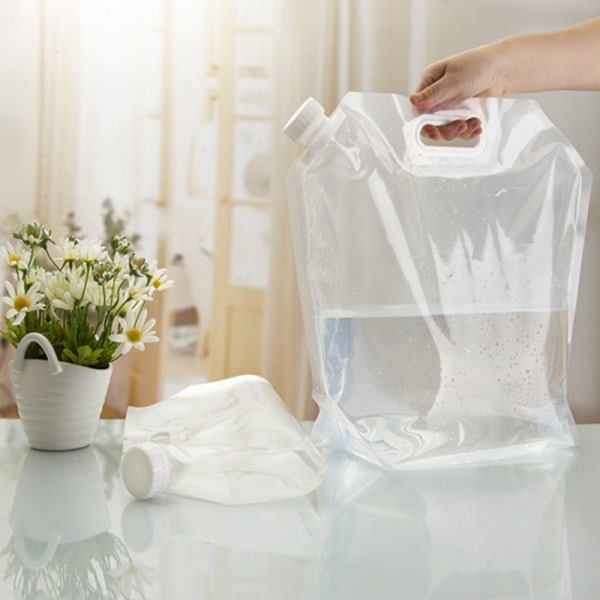 4-pack Utomhus 10L Självkörande Camping Resa Bärbar Vattenpåse
