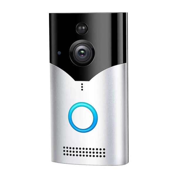 Trådlös WiFi Videodörrklocka Smart Telefon Dörr Intercom Säkerhet 1080p Kamera