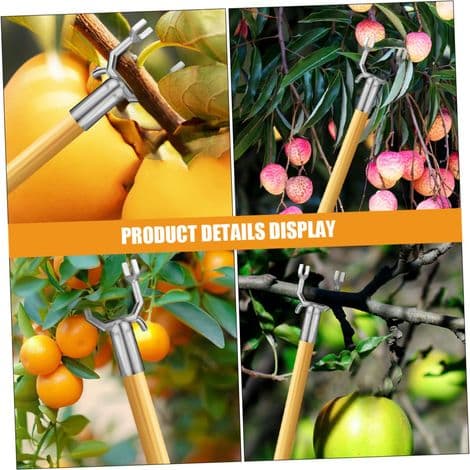 Fyrpack stödforkar för fruktträdsgrenar – robusta, hållbara och multifunktionella metallstöd.