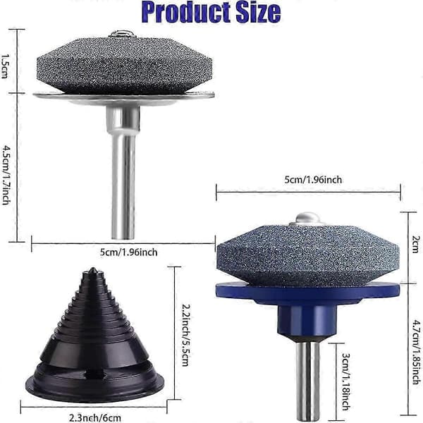 Lawn Mower Blade Sharpener Lawn Mower Blade Sharpener for Drill with Blade Balancer Lawn Mower Blade Sharpener