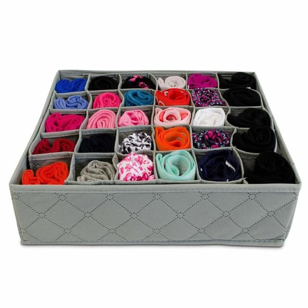 30 Rum Opbevaringsboks Garderobe Organizer Skuffe Divider