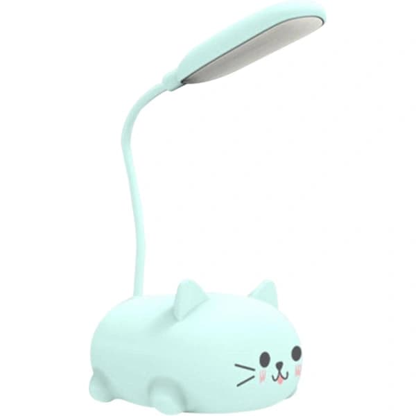 Mini Cat USB Lamp | LED Cute Animal Night Light, 360° Adjustable Eye-Caring Bedside Reading Lamp, Portable Night Light