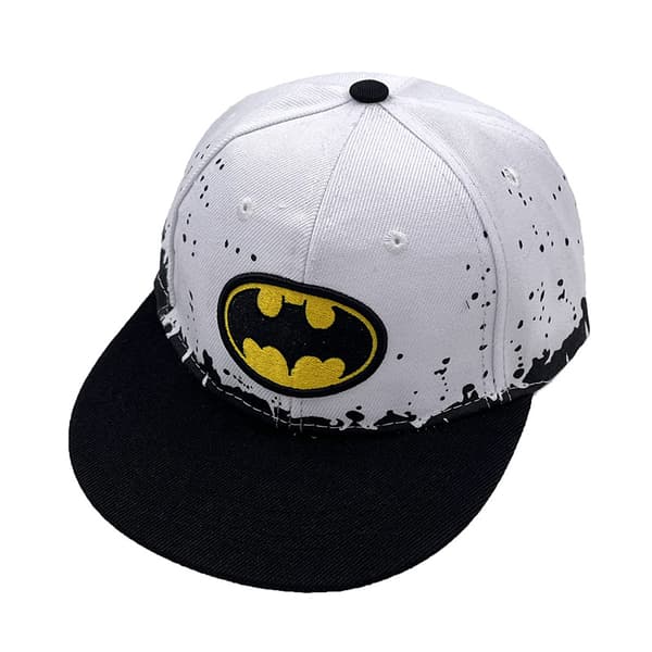Hvit barneflaggermus Superman brodert baseballcaps Hip Hop Stre