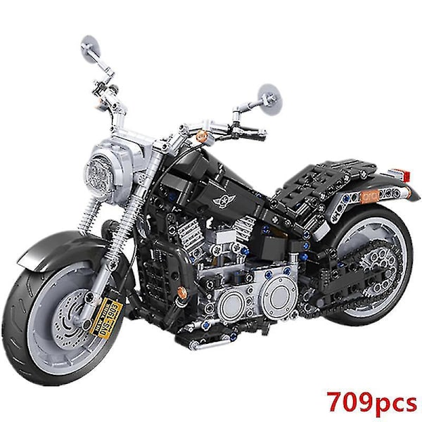 Motorcykel Motocross Bike Motorcykel V4 R Superbil Hastighedsløb Mok Bil Sports Byggeklodser Byggeklodser Sæt Kit Uden original æske5