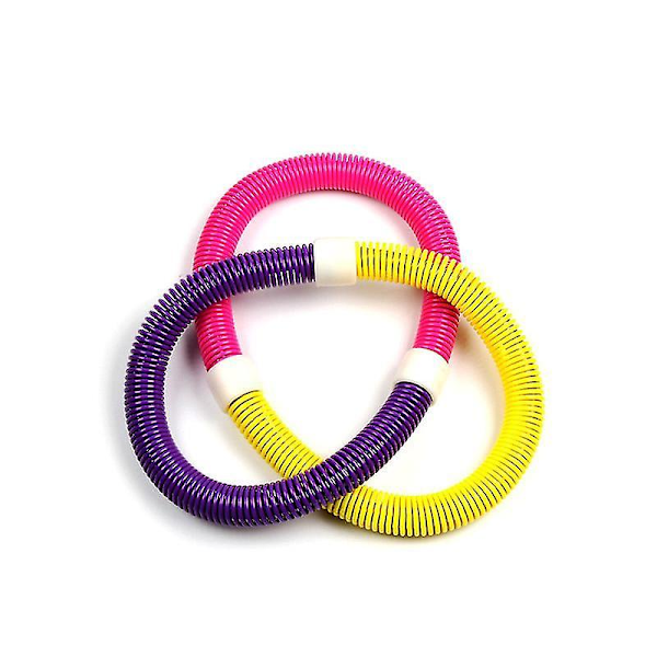 Träningshopp Collapsible Hoop med mjuka fjädrar för viktminskning Hula Hoops