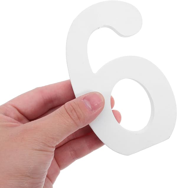 4 st 2026 vita tränummerdekorationer 11 cm tränummerprydnader