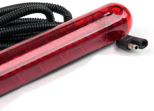24 LED 12V Stopplykta, Högt Monterad, Röd