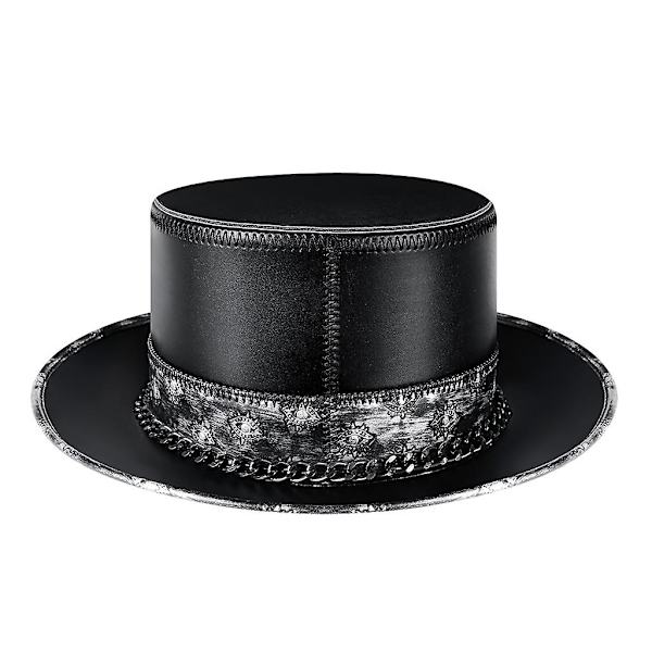 Pestdoktorhatt i läder, steampunk topphatt, Halloween-kostym, vuxenrekvisita