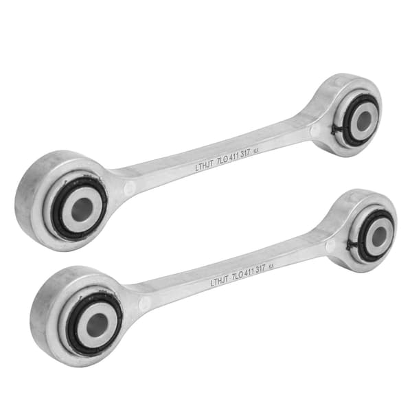 2nd Sway Bar Link Left Right Aluminum 7L0411317 Silver High Strength Replacement for Q7 2007-2015