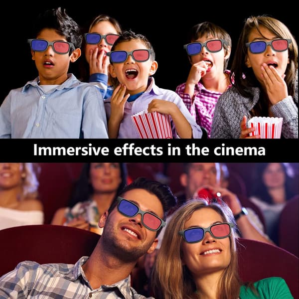 3D-lasit, 4 paria stereoskooppisia laseja, 3D-lasit televisioon