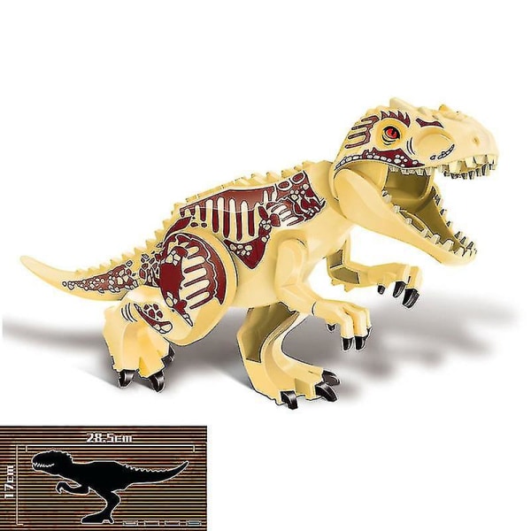 Jurassic Dinosaur World Spinosaurus Ankylosaurus Dinosaurie Byggstenar Modell Gör-det-själv Byggklossar Utbildningsleksaker GåvorL06