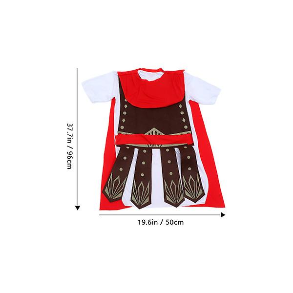Børnesæt Mænd romersk outfit Voksentøj Kostumer sæt romersk rollelege outfit antikke romerske Gladiato XL