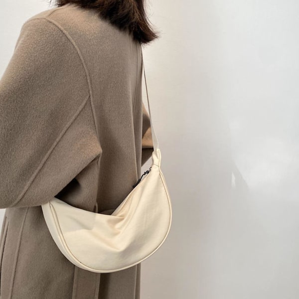 Personlighet Axelväska Dumpling Väska Plånbokshållare Crossbody Väskor Handväska Svart