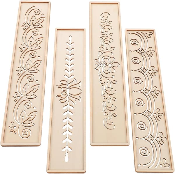 Grapevine Leaf Stencil for Painting – Reusable Botanical Wall Painting Stencils