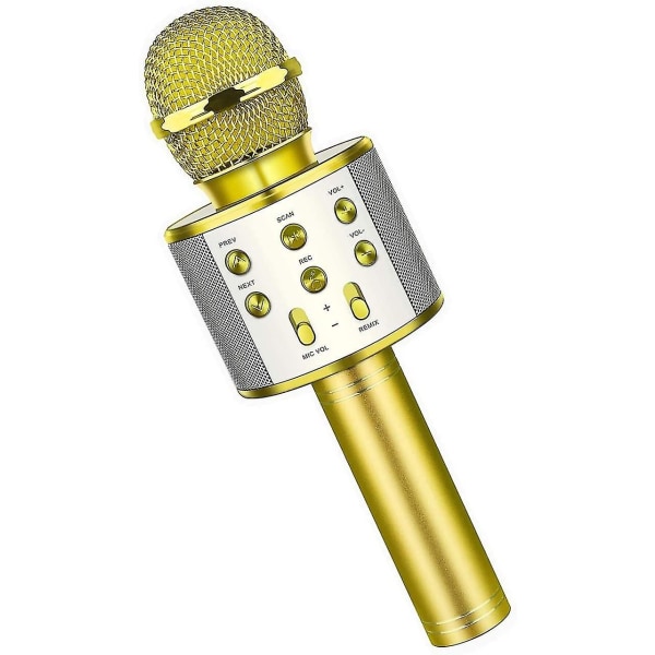 Bluetooth mikrofon til børn, trådløs karaoke mikrofon Bluetooth til fødselsdagsgaver til 4-12 årige piger Børn Drenge Børn