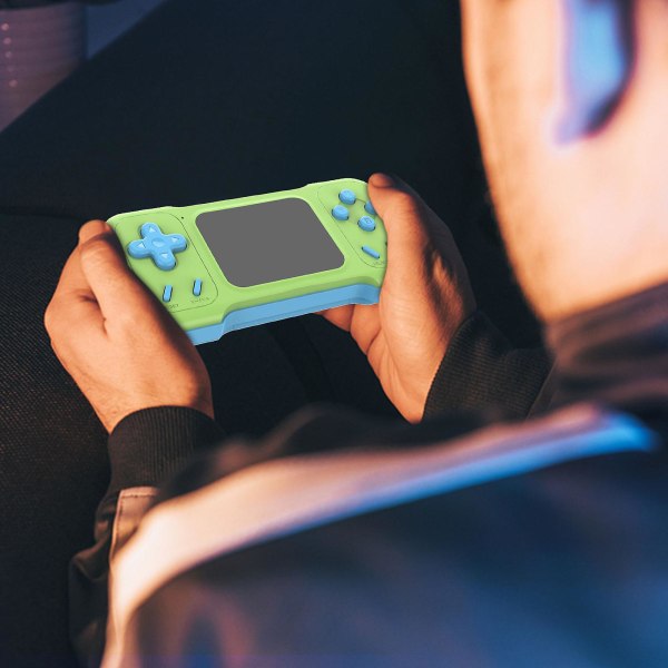 Håndholdt Spilkonsol Vandret Skærm Retro Nostalgisk Arcade Enkelt Dobbelt 800 I En Spilkonsol Green