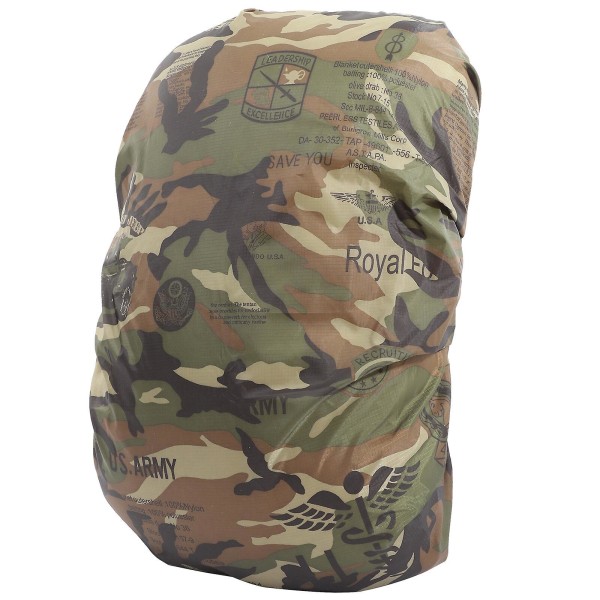 Ryggsäcksregnöverdrag Skyddssäkerhetsfodral För Vandring / Camping / Resor (slumpmässigt kornmönster) 5 Kamouflage 5 Camouflage