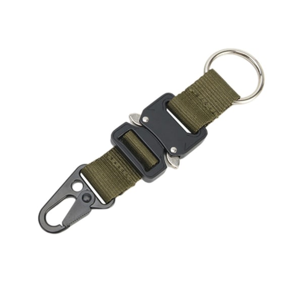 2 stk Tactical Quick Release Nøkkelring Clips Stor Military Key Ring Nøkkel Clip Beltetilbehør