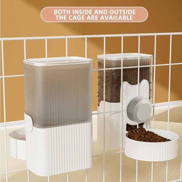 Rabbit Water Dispenser, 1000ml Hanging Automatic Rabbit Waterer, Guinea Pig Water Bottle, Drip-Free Hamster Bottle for Rabbits