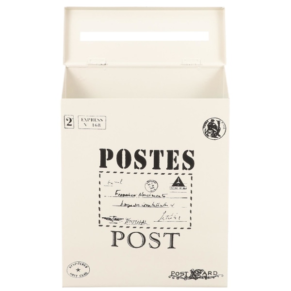 Vintage postkasse Postkasse Postkasse Veggmontert postkasse Utvendig postkasse Postkasse30x23cm 30x23cm