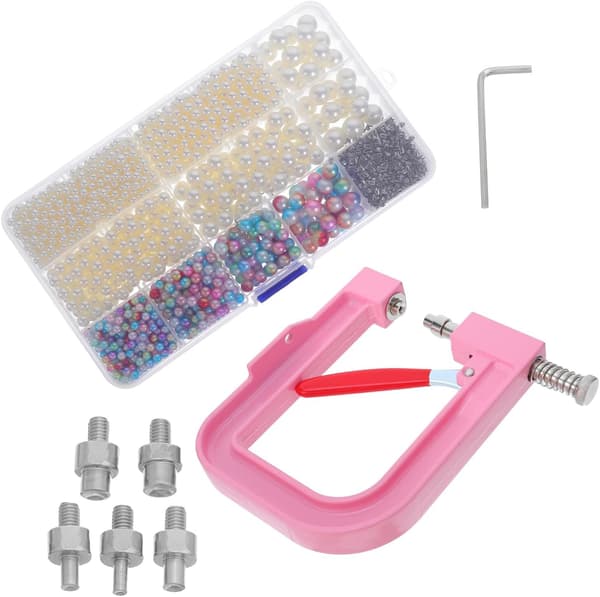 Hand-operated Pearl Machine, Round Pearl Rivets, Pearl Setting Tool