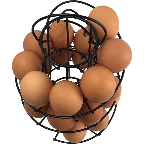 The Outdoor Optimist Mistic Cool Egg Rack Spiral Benkeplate Egg Holder for Ferske Egg