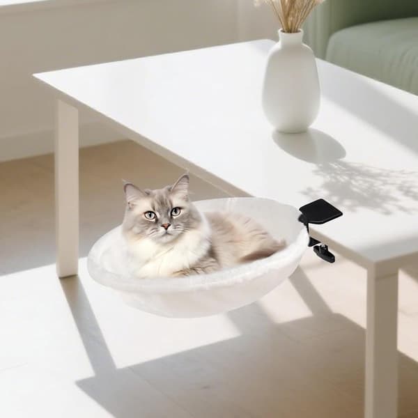 Cat Hammock - Window Hammock for Cats - Hammock for Cat Table and Study with 20 kg Load Capacity - Washable Bed (bt)