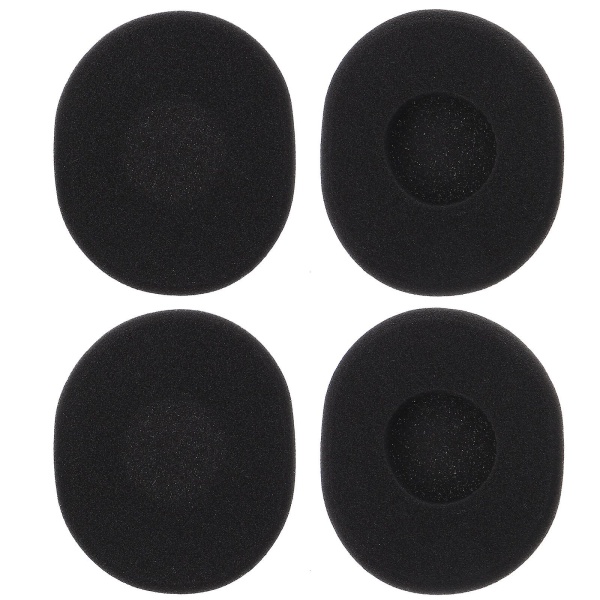 4st ersättningshörlurar för headset som är kompatibla för H800 (svart) Svart7,5X6,5X1,5CM Black 7.5X6.5X1.5CM