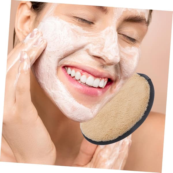 3 genanvendelige makeupfjernerpuder Bløde dobbeltsidede ansigtsrensere