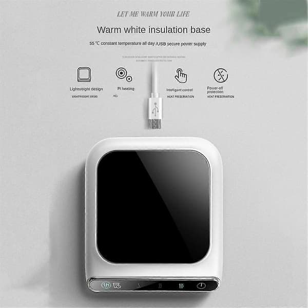 Portable Heating Cup Pad Coffee Mug Warmer USB Heater for Office Desk Electric Beverage Warmer For