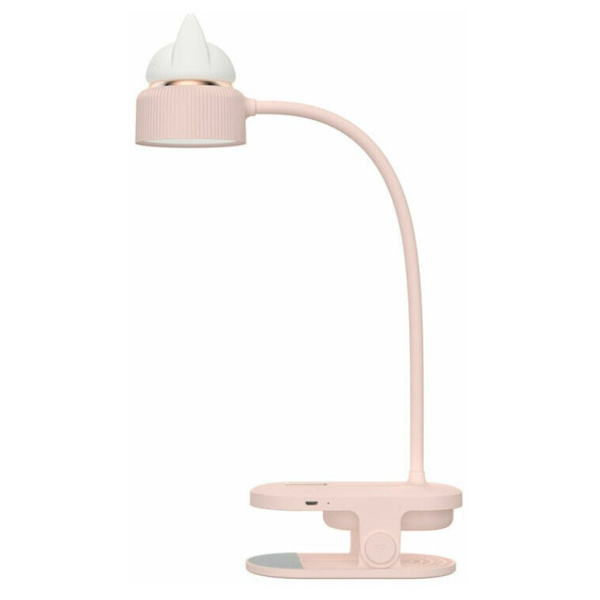 Vit Flexibel med Original Nattlampa/Med USB Laddningsbart Batteri/LED Läslampa & Läslampa för Skrivbord, Säng, Sängbord - L